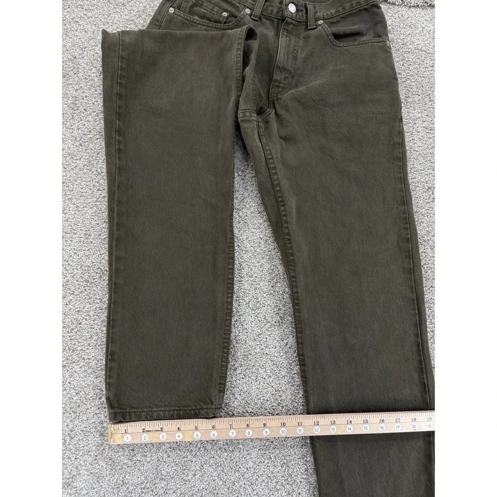 Vintage '02 Levi's 550 Jeans Men's 29x32 Green Cotton Denim‎ Relaxed Fit USA Y2K